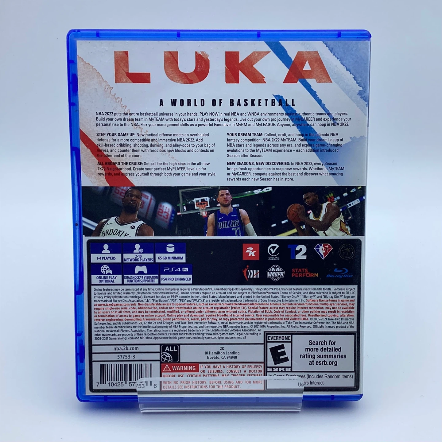 NBA 2K22 PS4 Video Game - photo 2