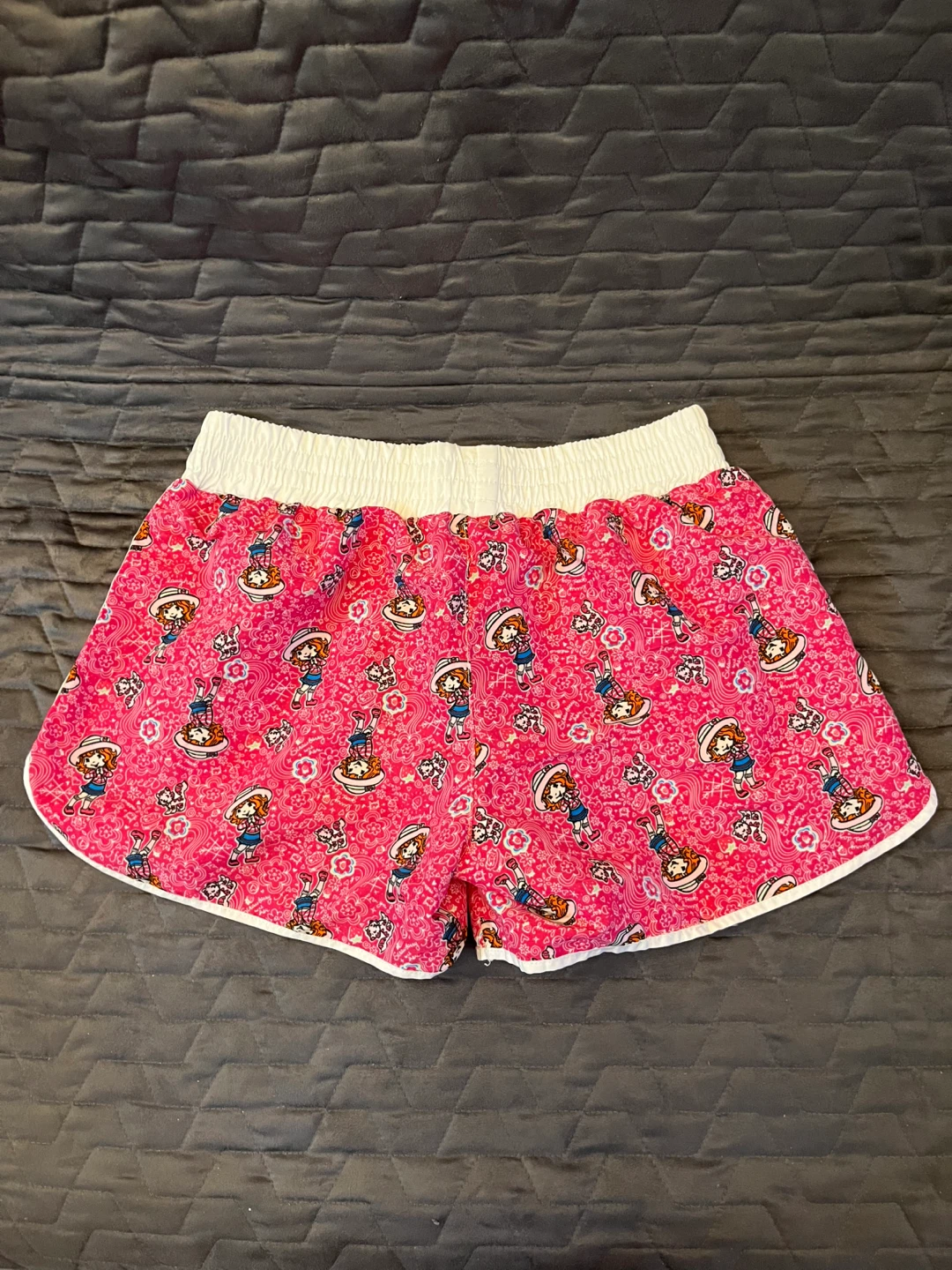 Pink Graphic Print Shorts - photo 2