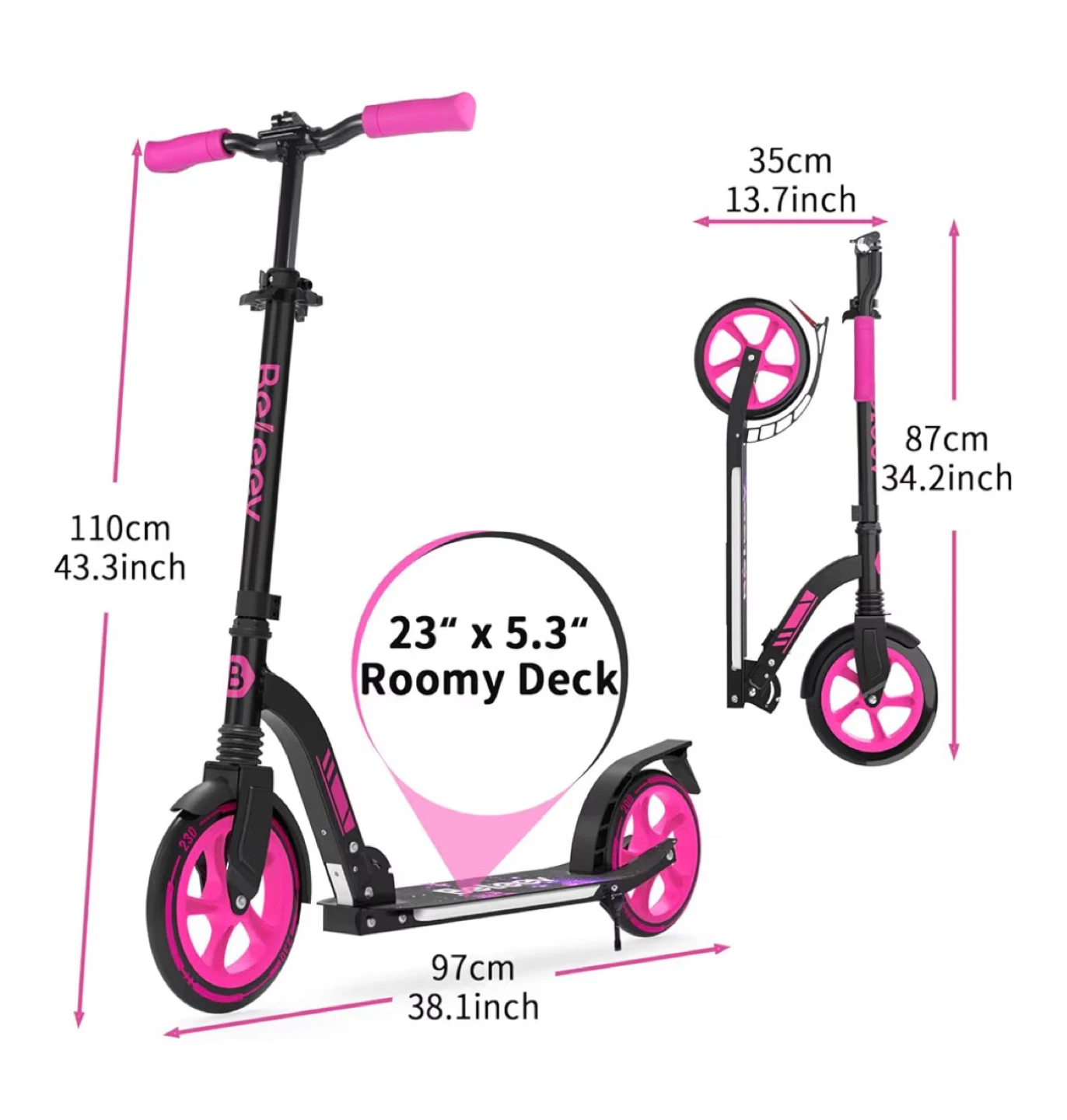 Beleev Pink Scooter - photo 3