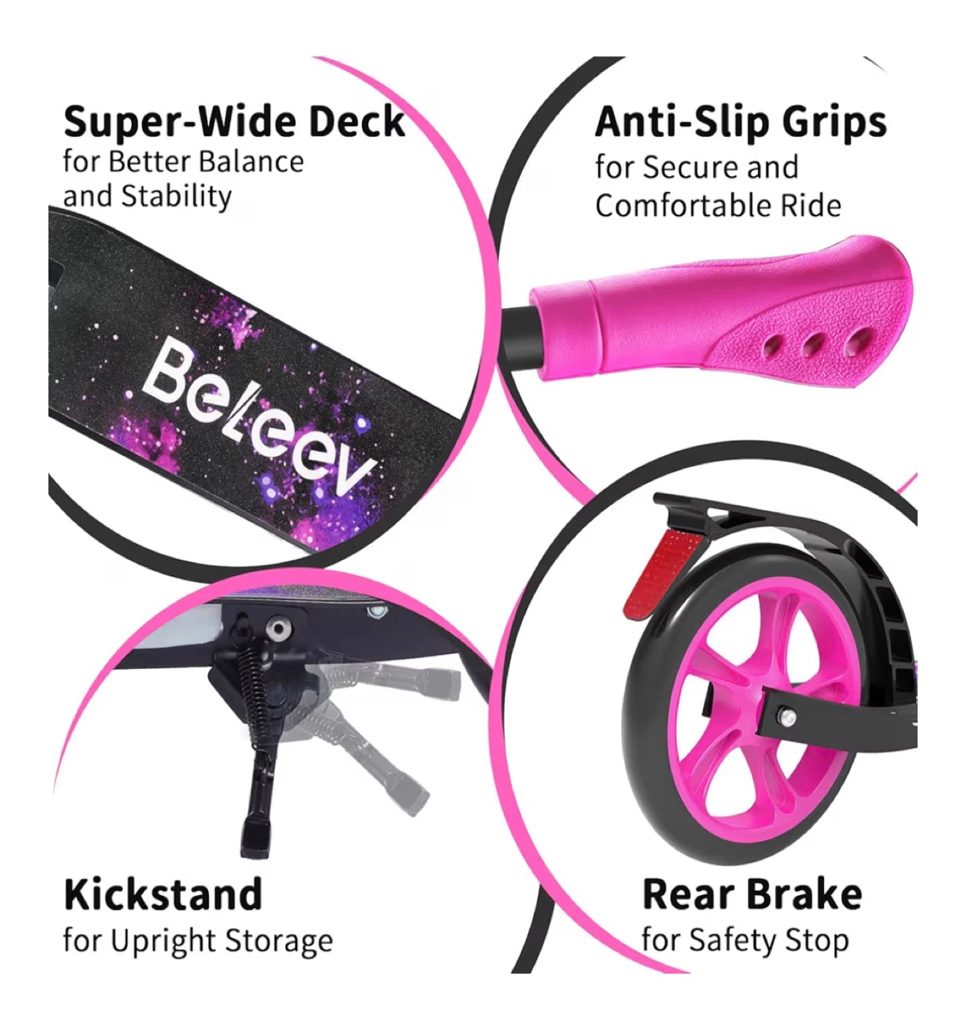 Beleev Pink Scooter - photo 4
