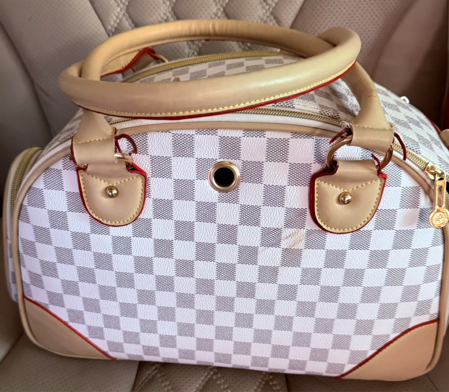 Designer Inspired Pet Carrier Bag - photo 3