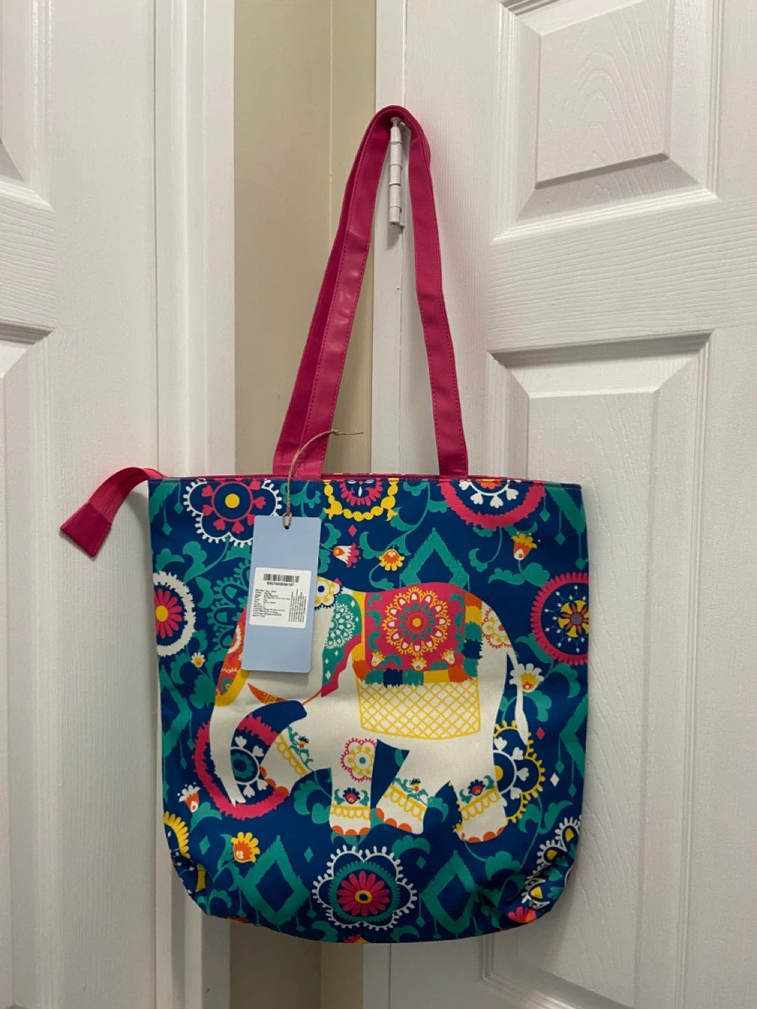 Teal Chumbak Elephant Tote Bag - photo 3