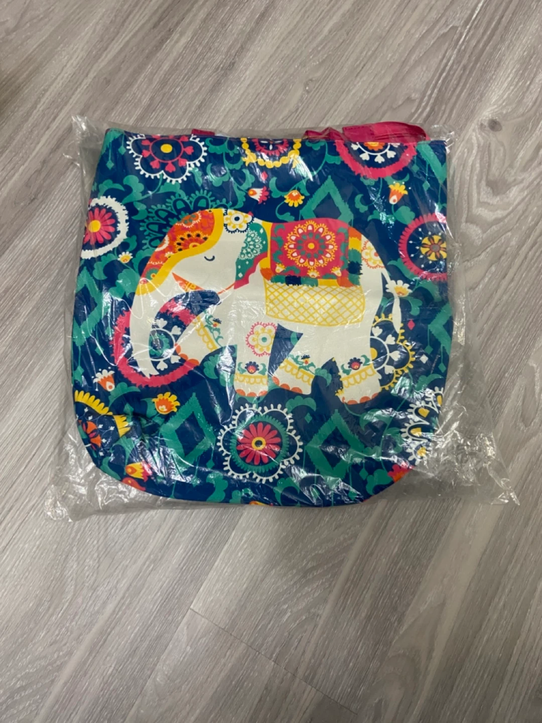 Teal Chumbak Elephant Tote Bag - photo 5