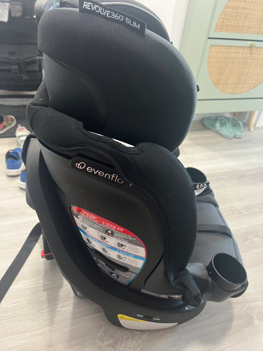 Evenflo Revolve360 Slim Convertible Car Seat - photo 4