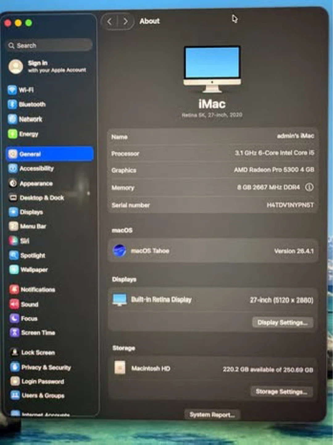 Apple iMac Retina 5K 27-inch, 2020/Magic Mouse, Magic Keyboard
