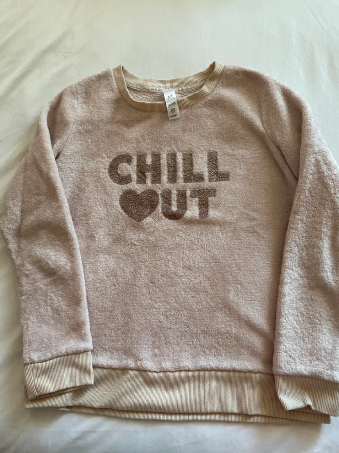 George "Chill Out" Fleece Sweatshirt - Size S/P
