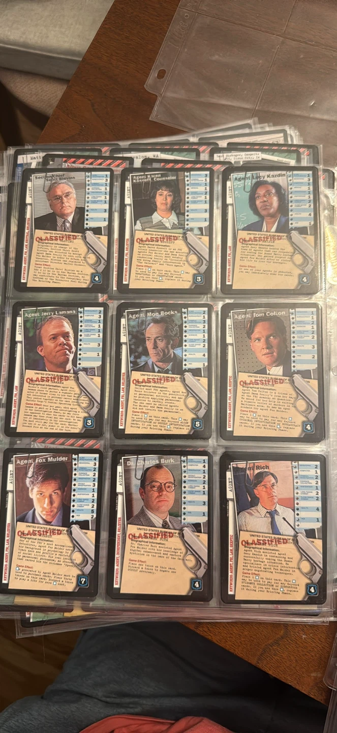 The X-Files Trading Card Game Cards