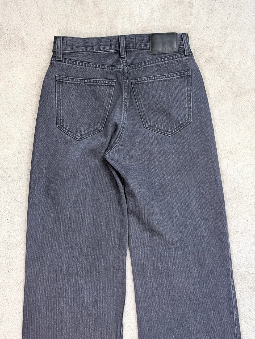 DENIM FORUM The Farrah Hi-Rise Wide Leg Jeans - photo 4