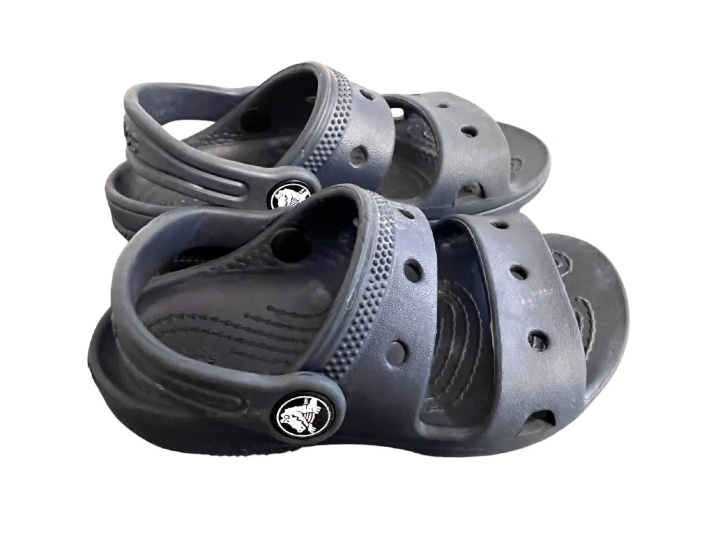 Crocs Kids Classic Sandals – Navy Blue – Little Kids Size C9 - photo 3