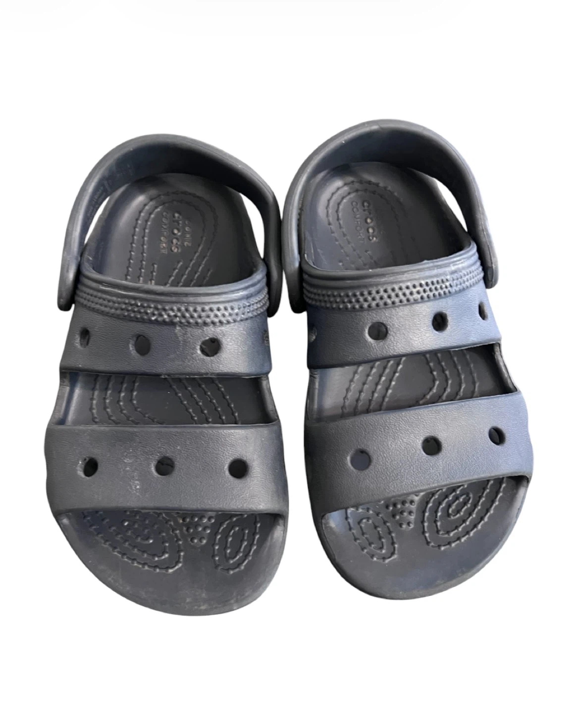 Crocs Kids Classic Sandals – Navy Blue – Little Kids Size C9 - photo 4