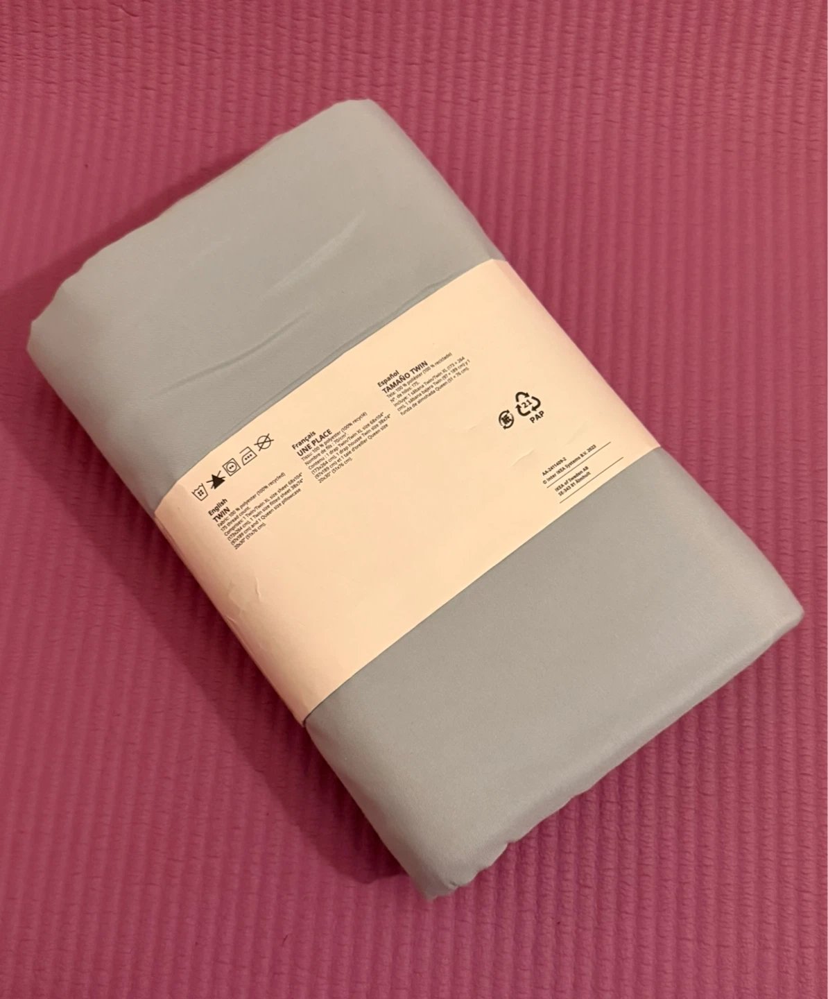NEW✨IKEA TWIN Sheet Set - Light Blue - photo 2