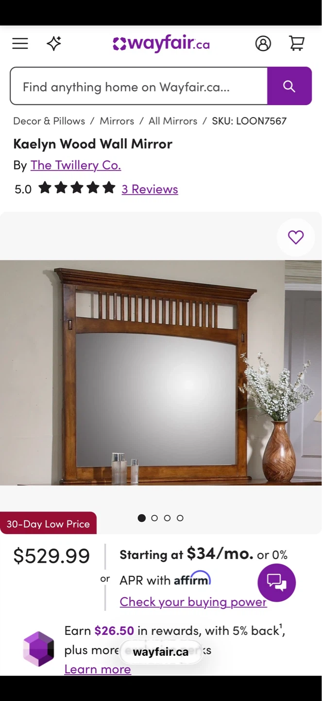 Beautiful Mirror with Stylish Silver Bars - photo 4