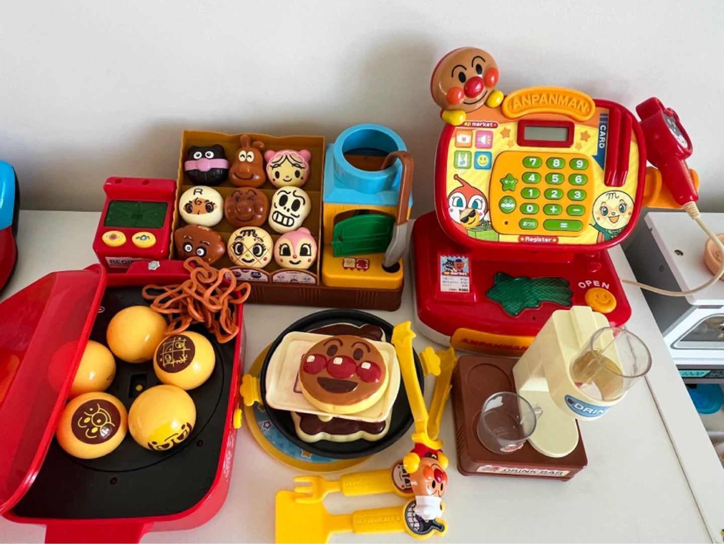 Anpanman Cash Register and Bakery Food Play Set