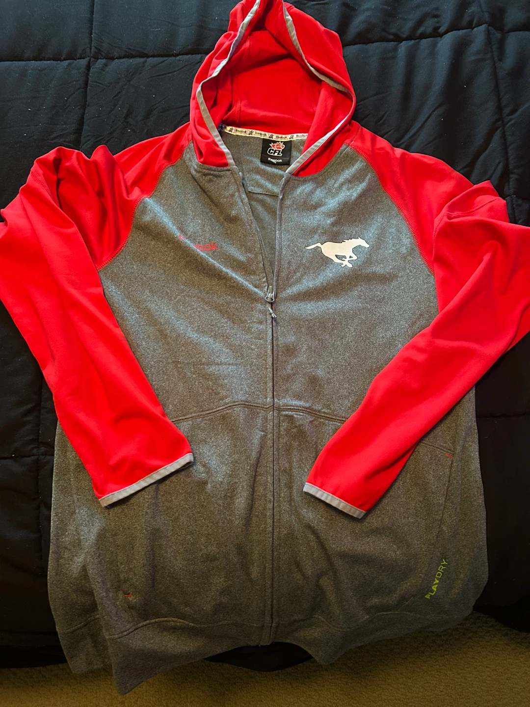 Reebok CFL Authentic Sideline Zip-Up Hoodie