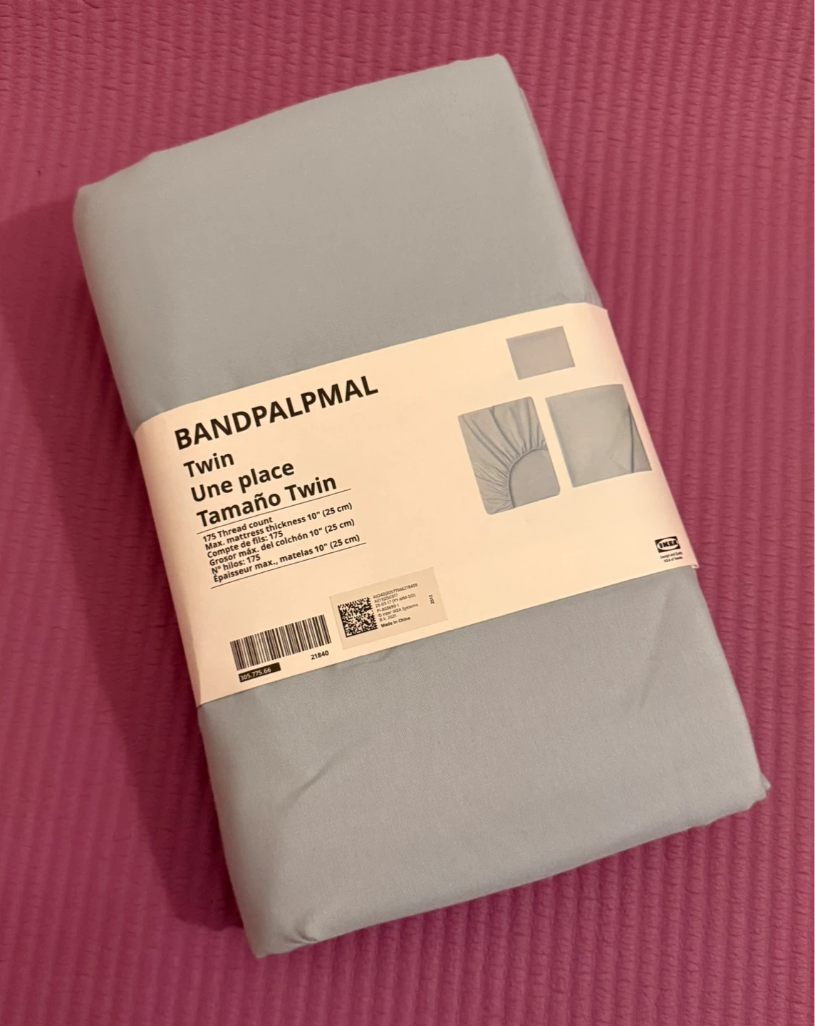 NEW✨IKEA Twin Sheet Set - Light Blue - photo 2