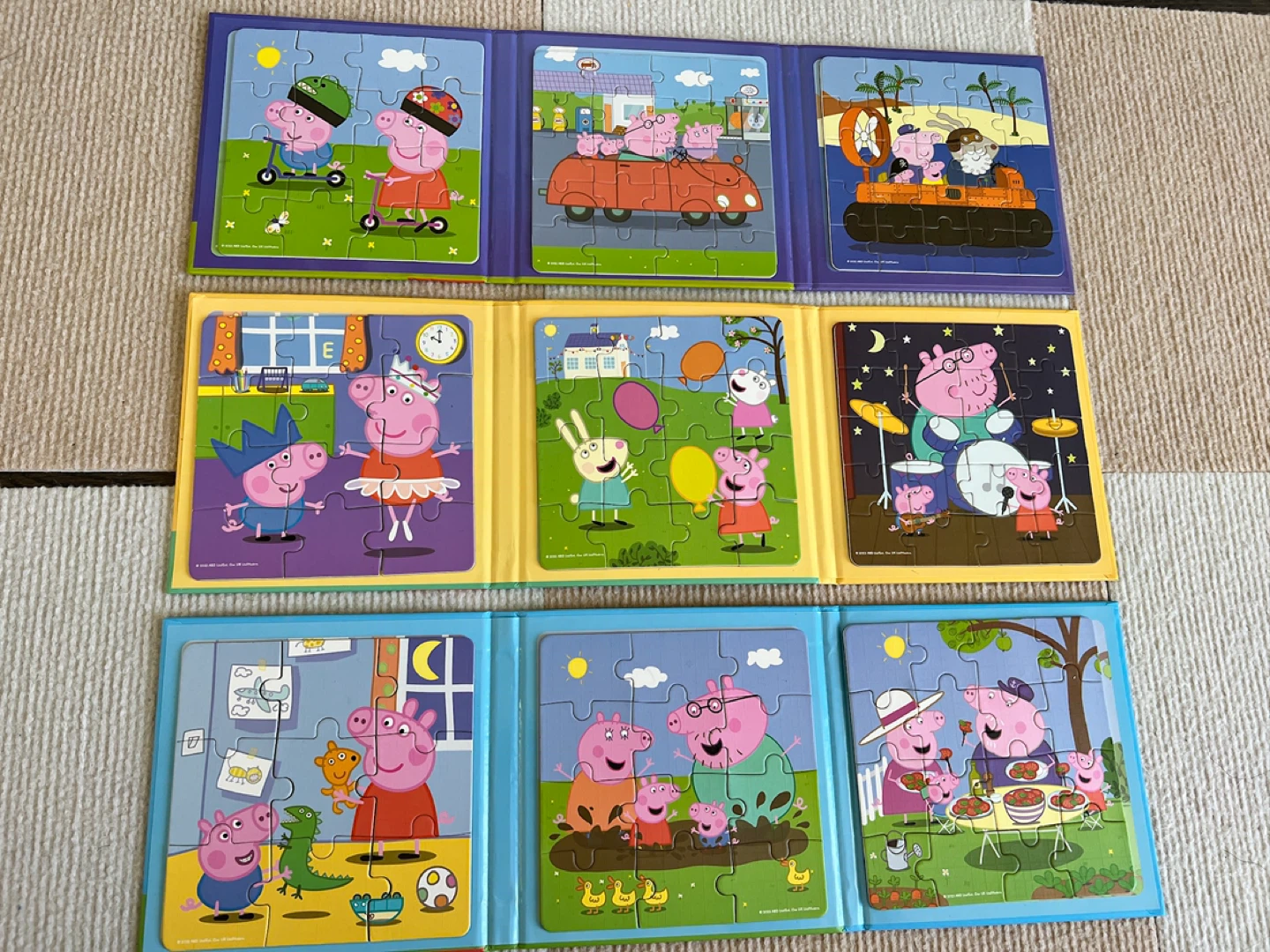 Peppa Pig Magnetic Leveled Puzzles - 3 Set Bundle - photo 2