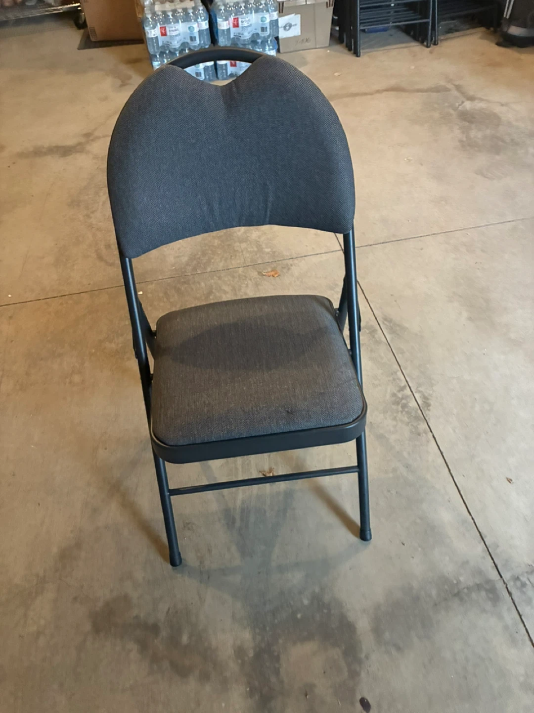 Dark Grey Folding Chair