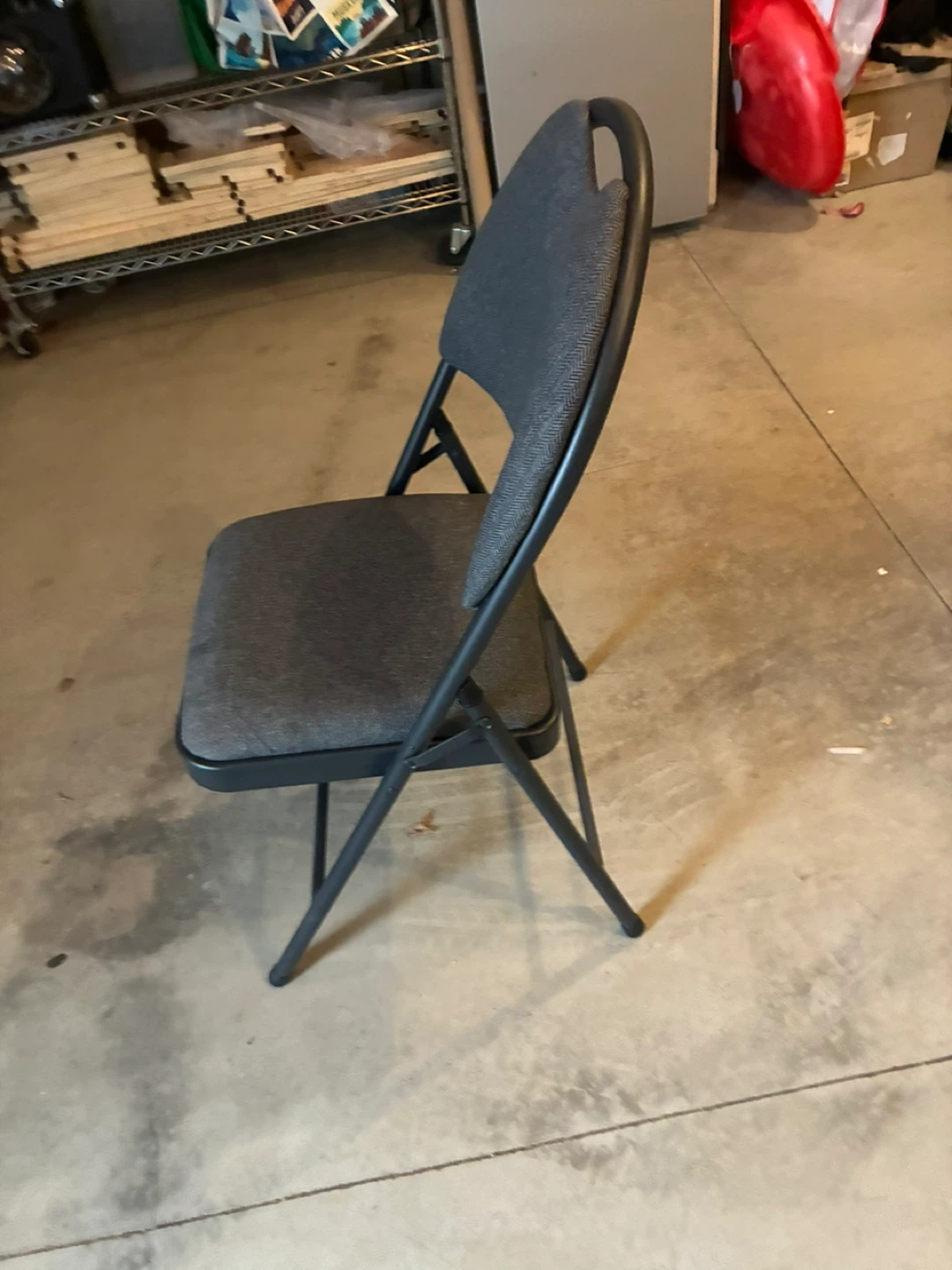 Dark Grey Folding Chair - photo 3