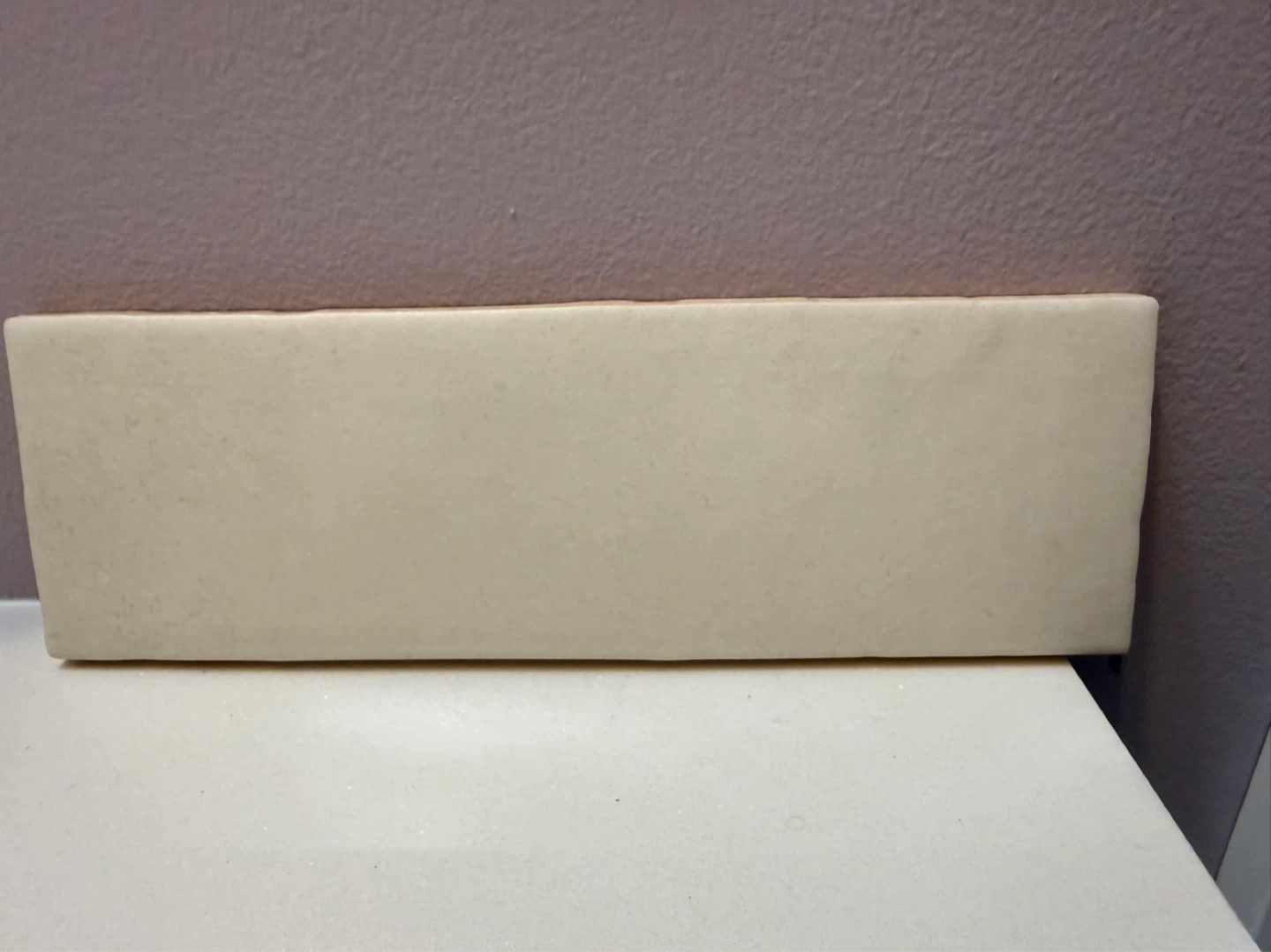 6 boxes of Equipe Magma White Ceramic subway Tiles 6.5x20 cm