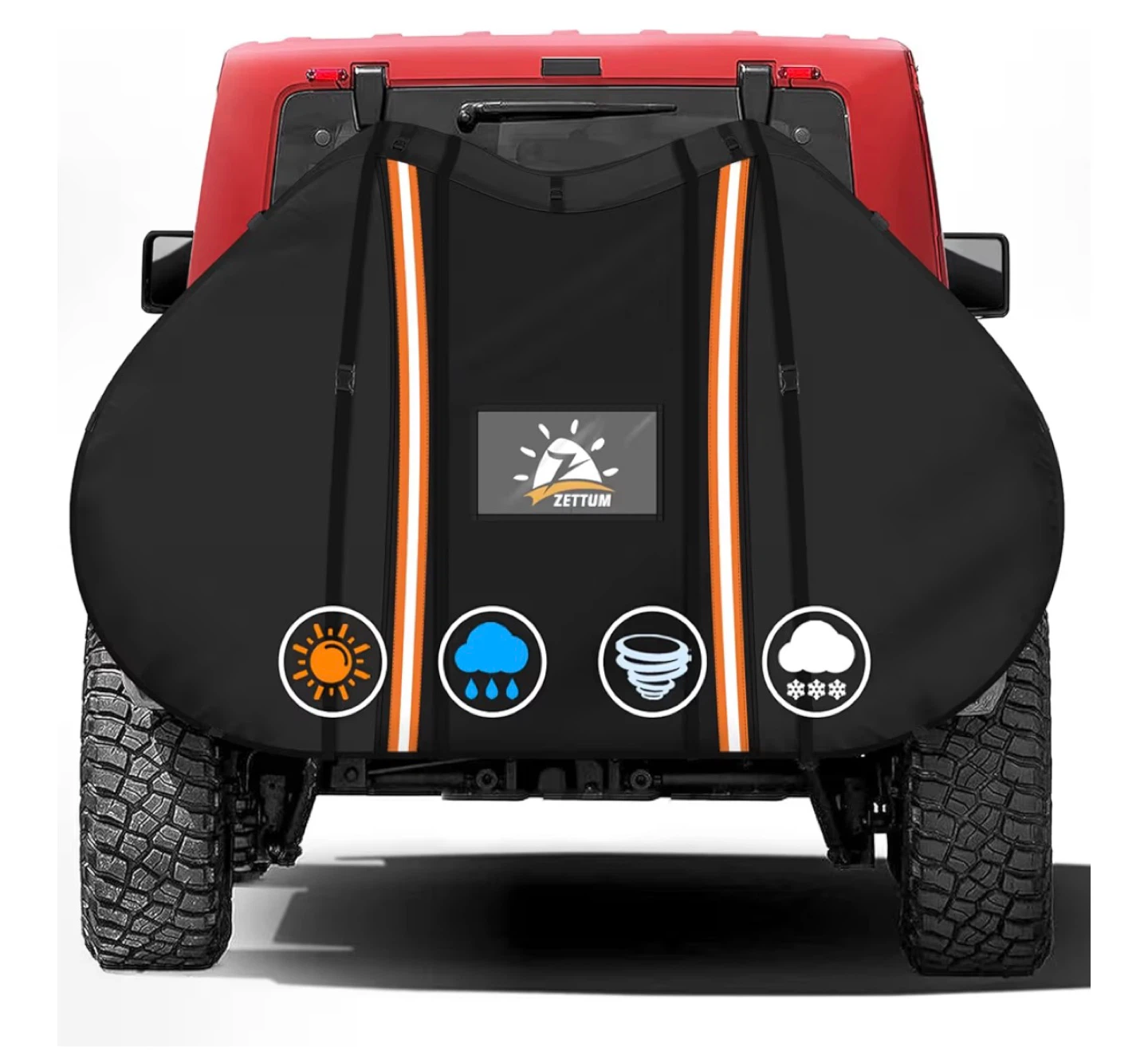 Zettum Premium 2-Bike Transport Cover