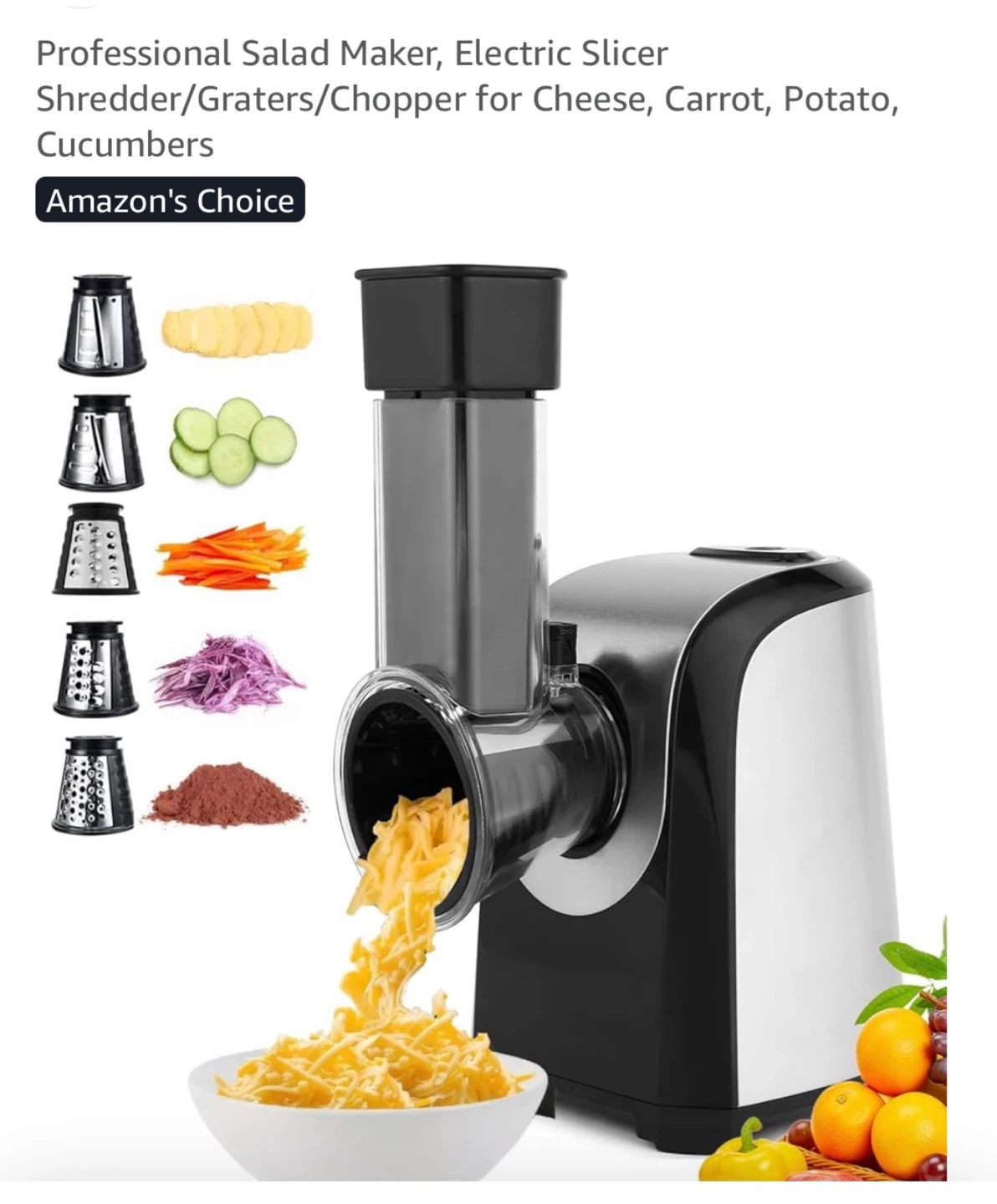 Mctemaw Electric Salad Maker
