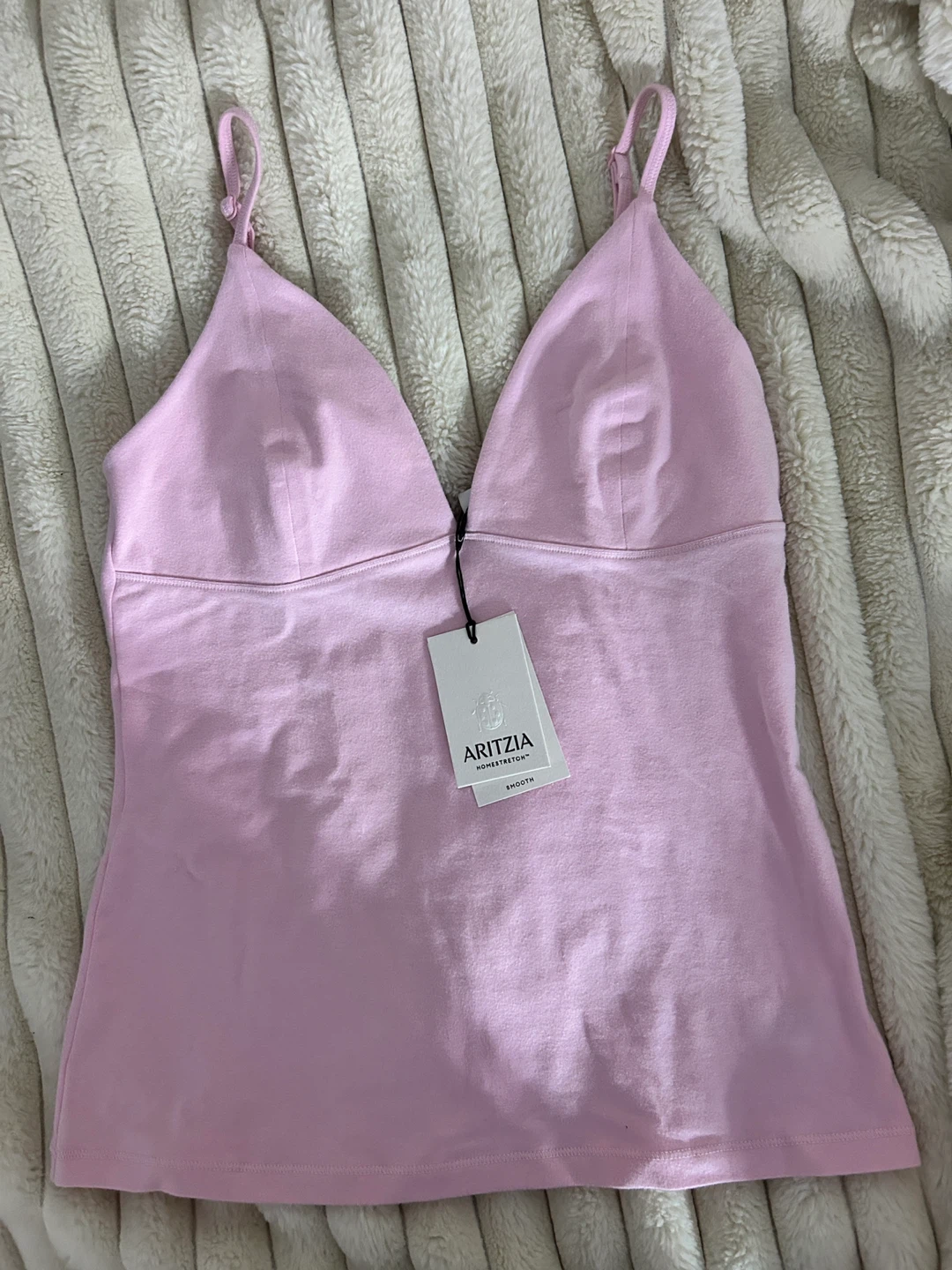 ARITZIA MilkShake Pink Tank Medium