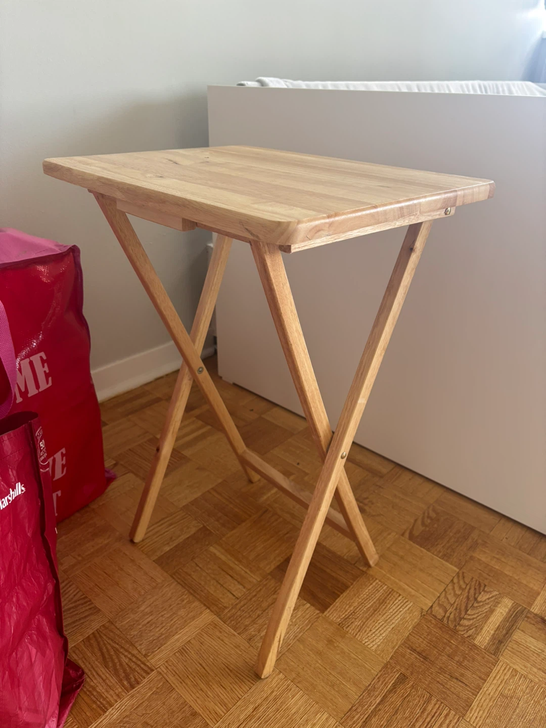 Wooden Folding Tray Table
