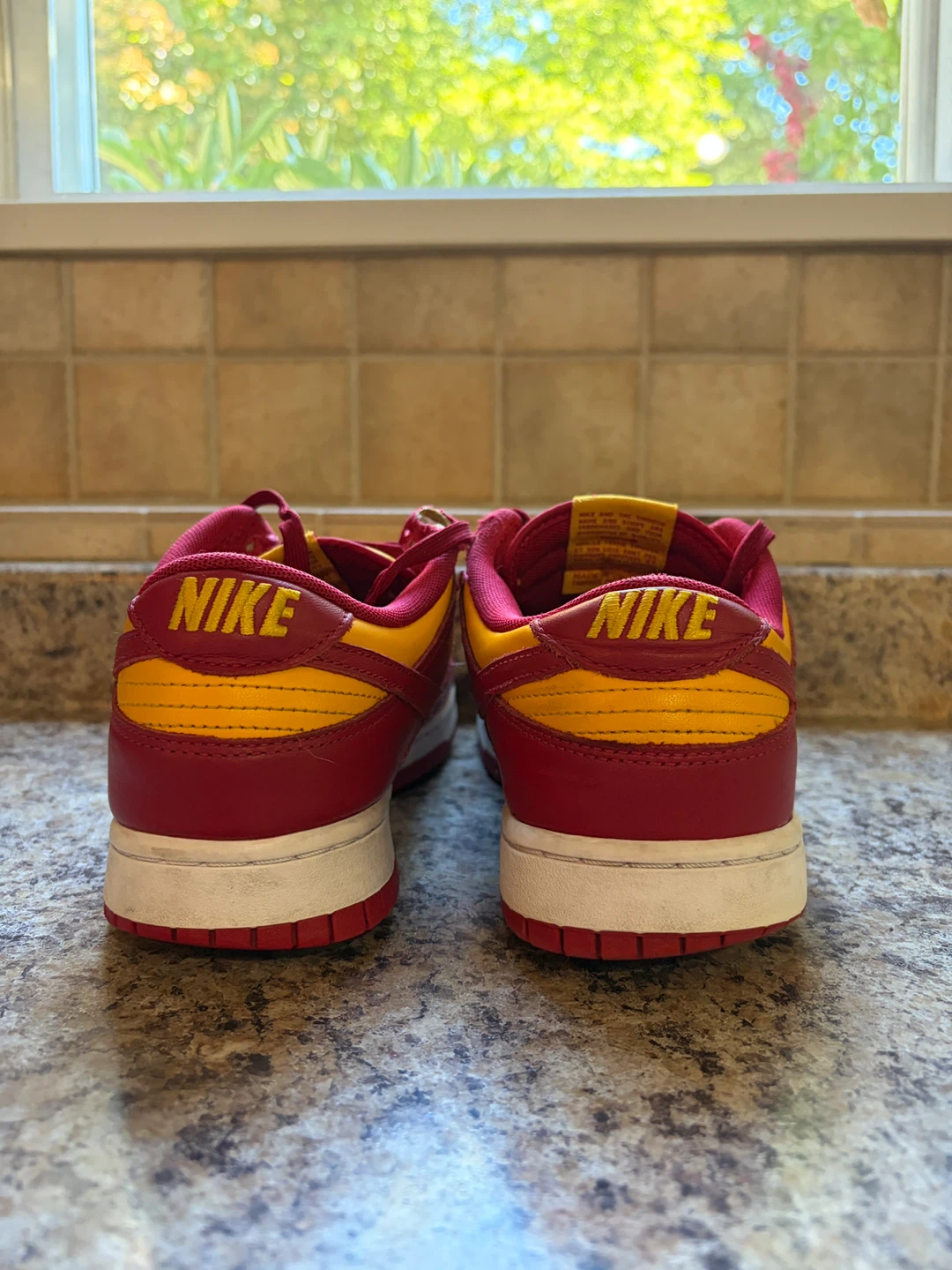 Nike Dunk Low Burgundy Gold - photo 2