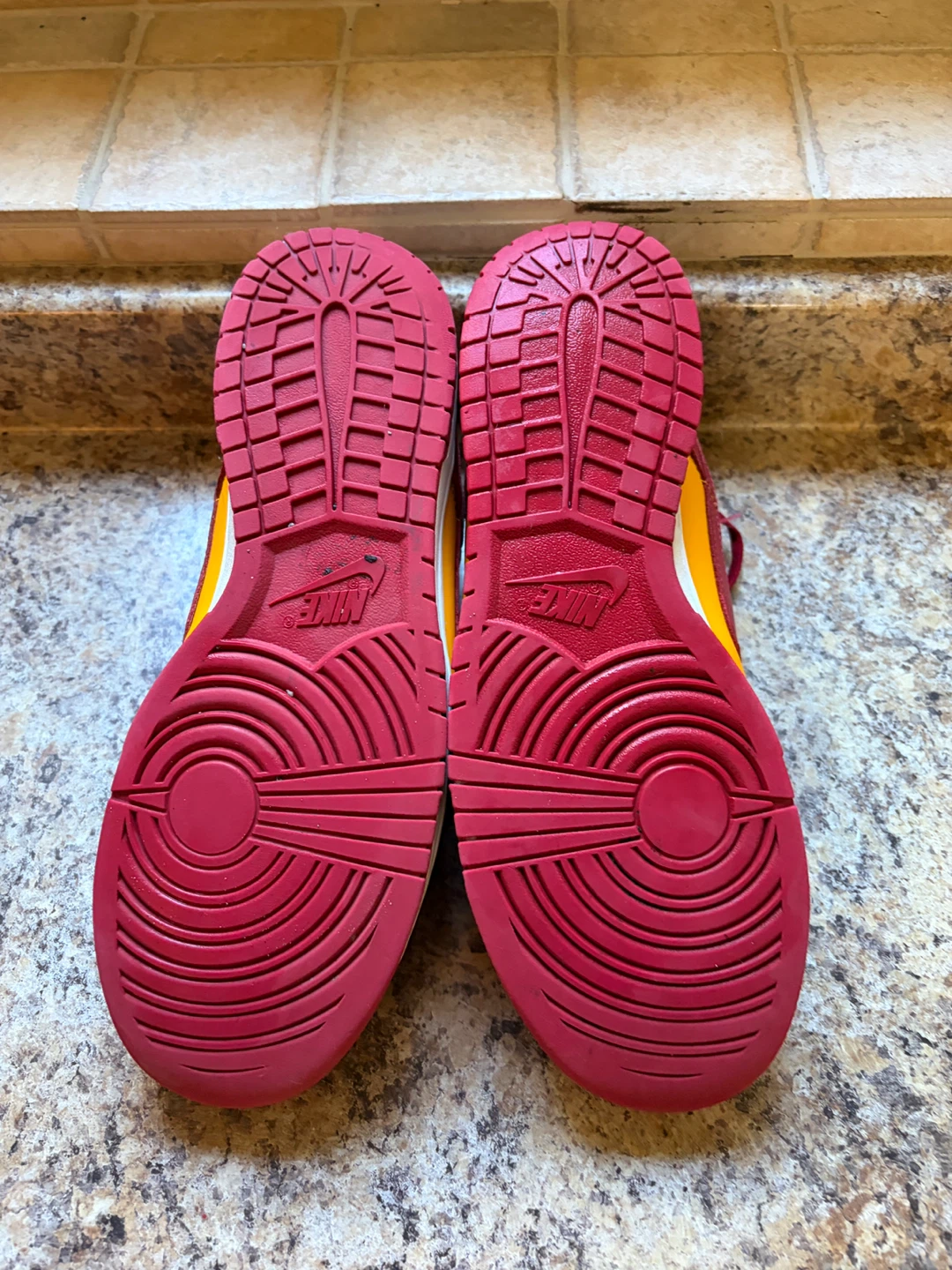 Nike Dunk Low Burgundy Gold - photo 5