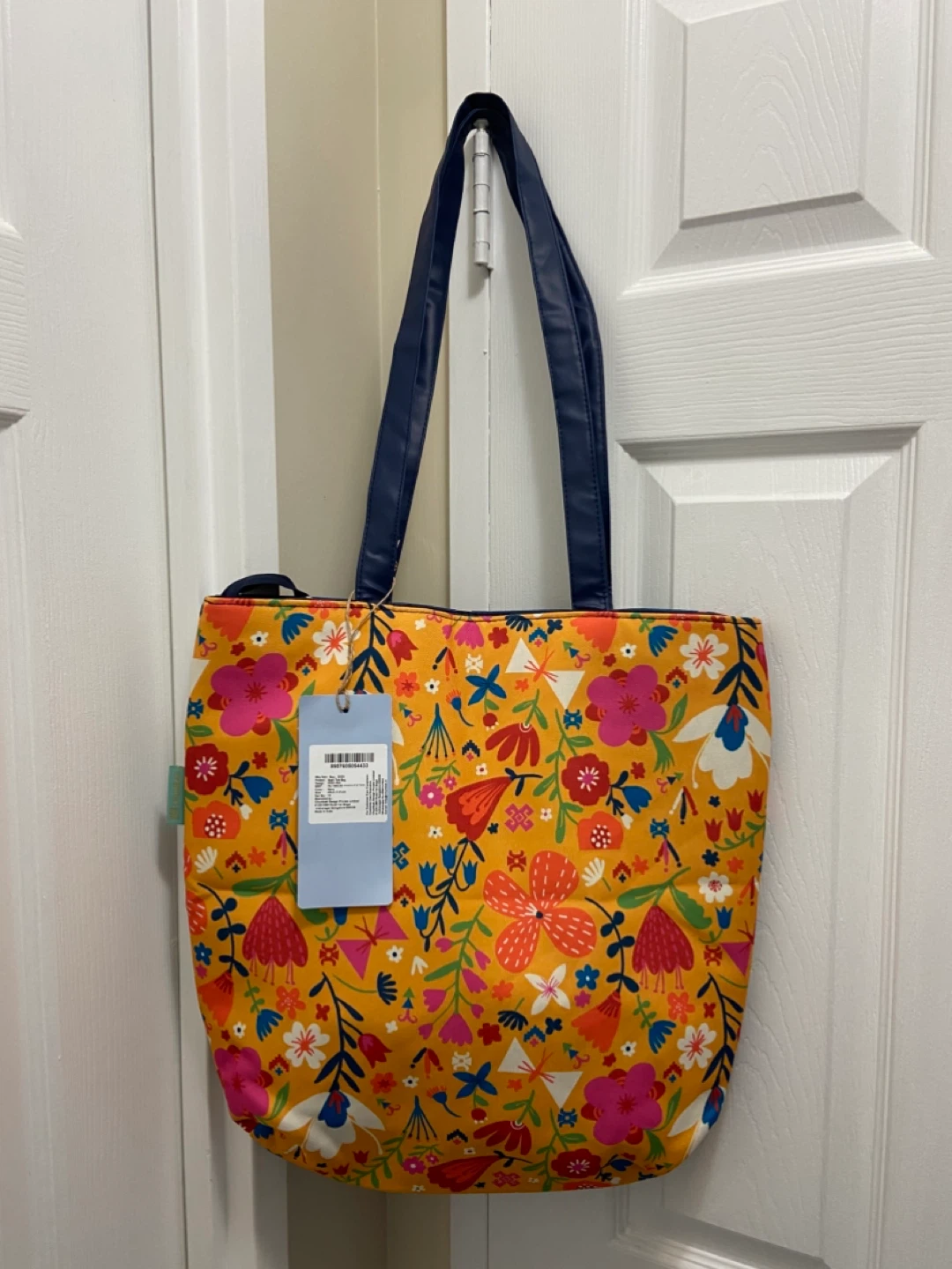 Canvas Tote Bag - Floral  & Owl Print - photo 3