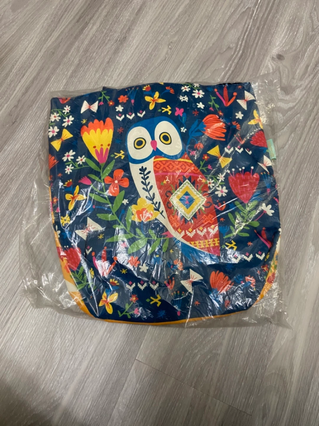 Canvas Tote Bag - Floral  & Owl Print - photo 5