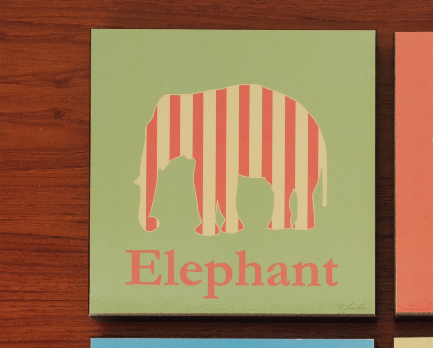 Safari Animal Kids Wall Art Set (4) - photo 3