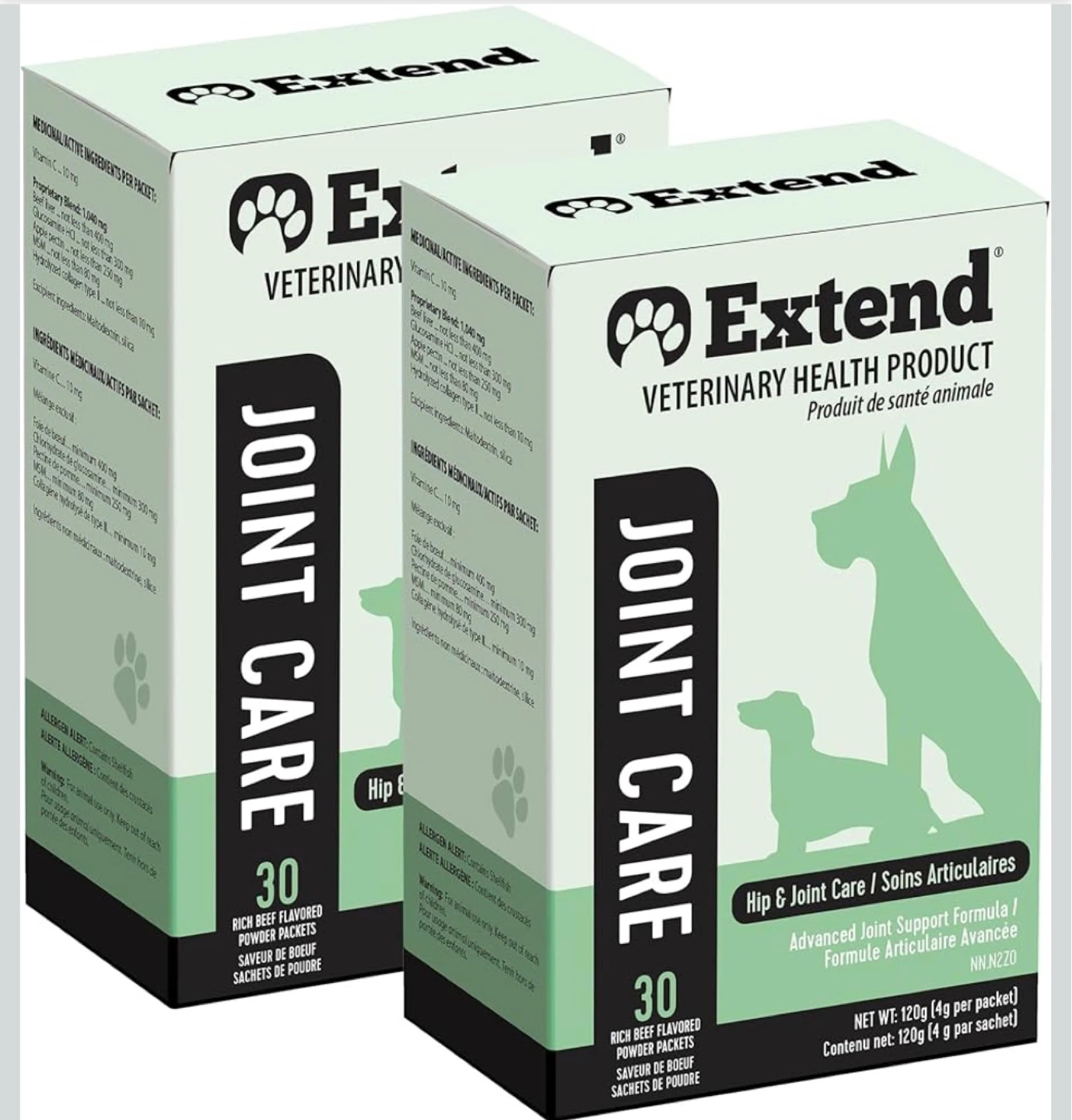 Extend Veterinary Joint Care 30 Beef Flavored Powder Packets
