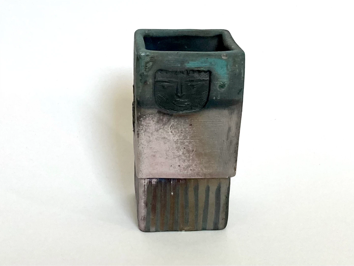 Vintage Jacinthe Bruneau Studio Pottery Art Vase - photo 2