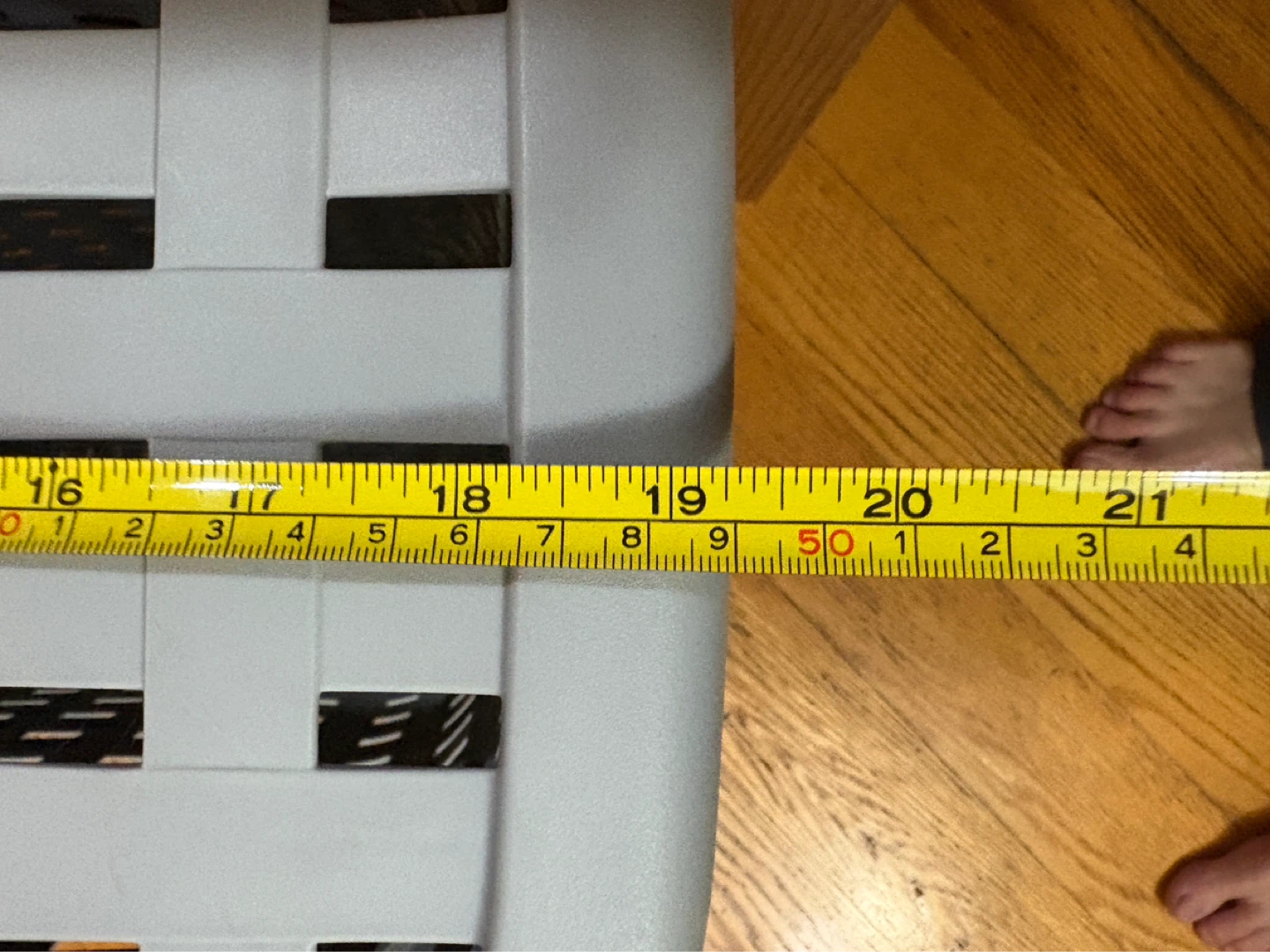 Grey Laundry Basket with Lid - photo 4