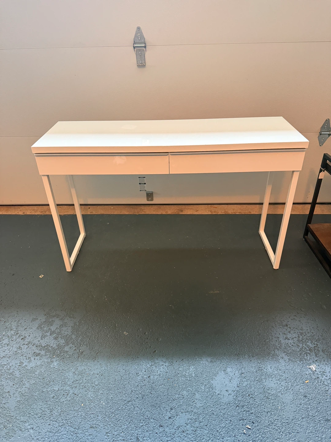 IKEA BESTÅ BURS High Gloss White Desk