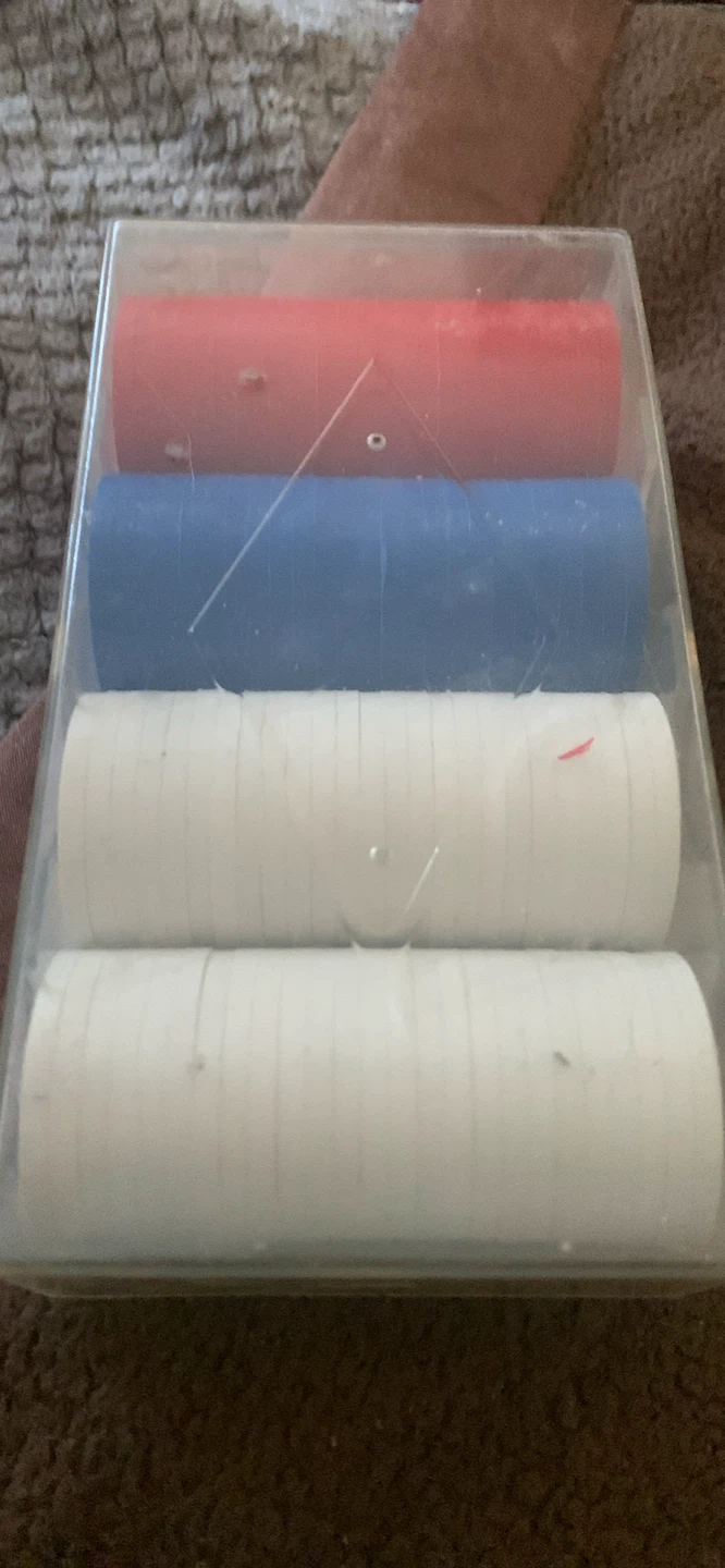 Set of 4 patriotic coloured candles - photo 2