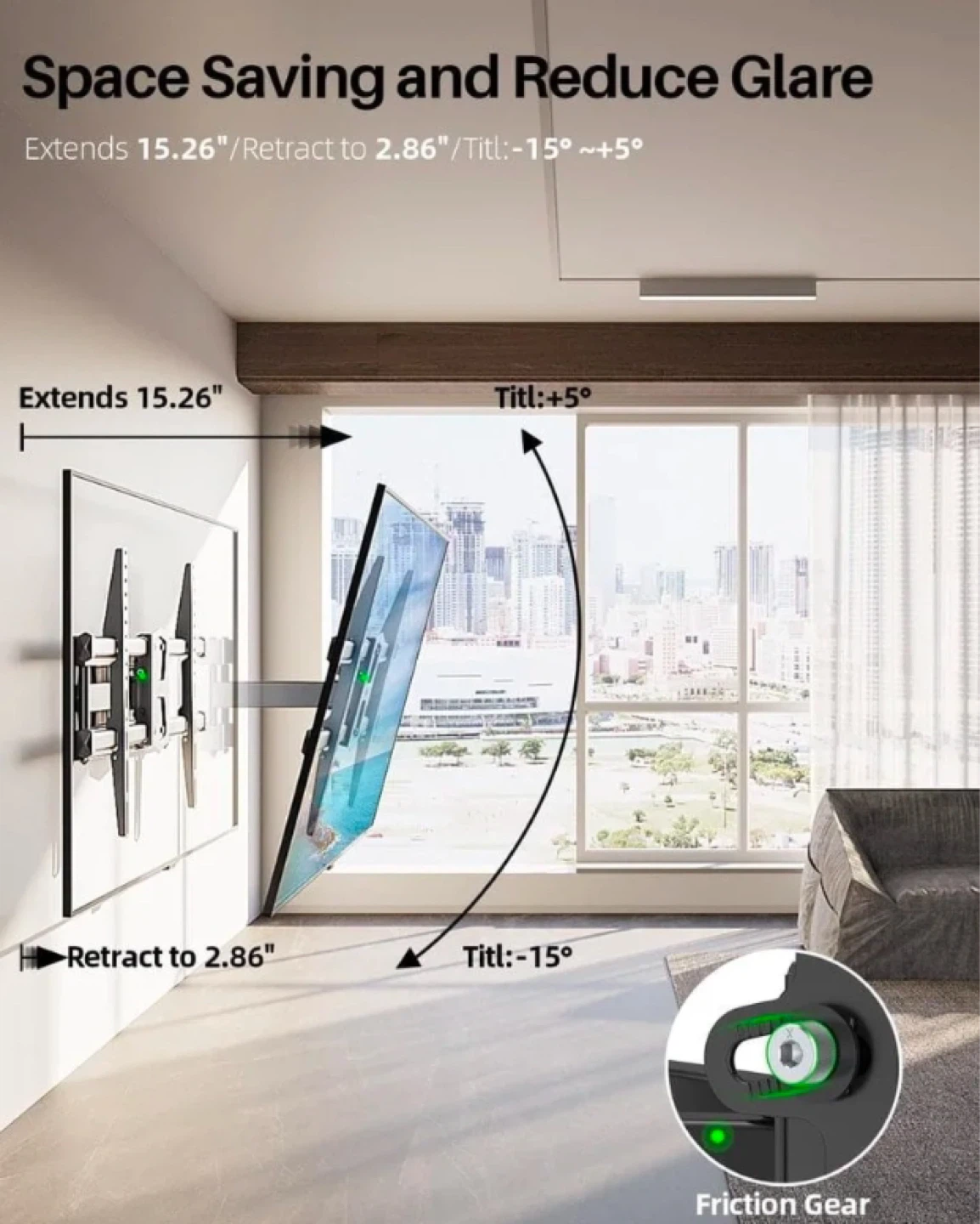 TV Wall Mount for 42"-82" TVs - photo 3