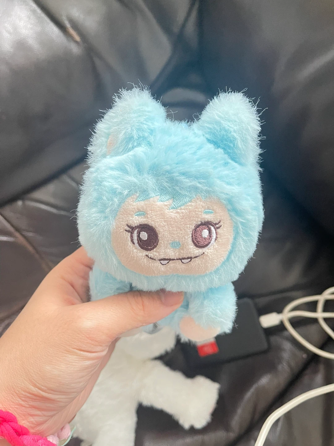 Blue Fuzzy Plush Toy