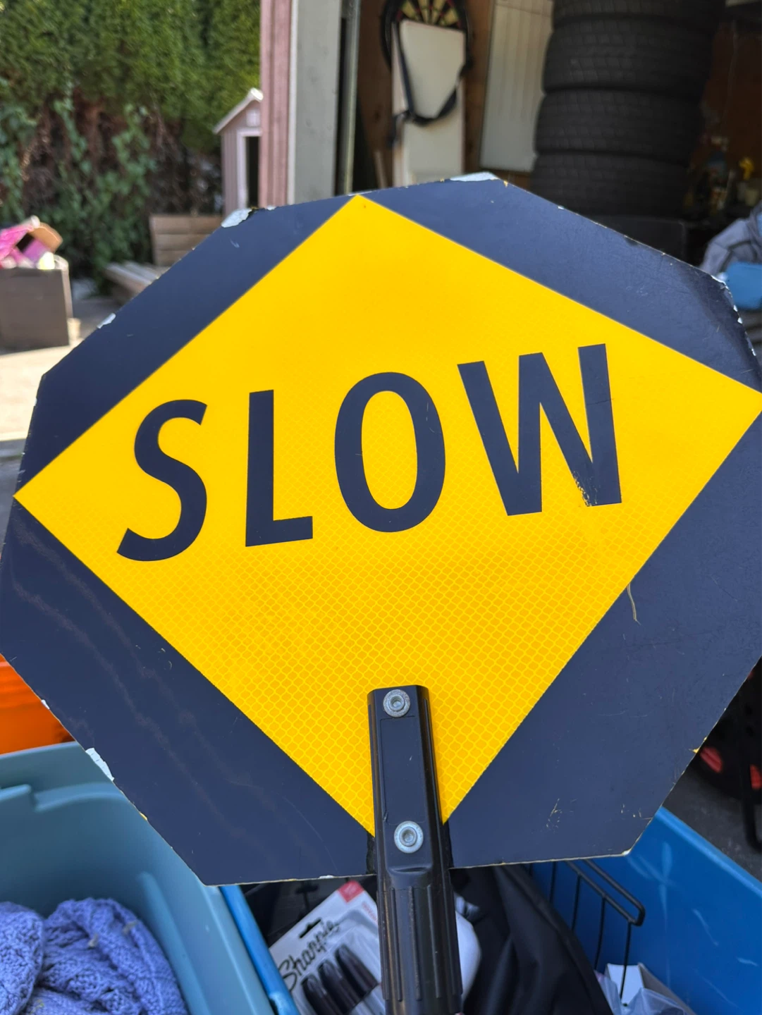 STOP / SLOW Sign