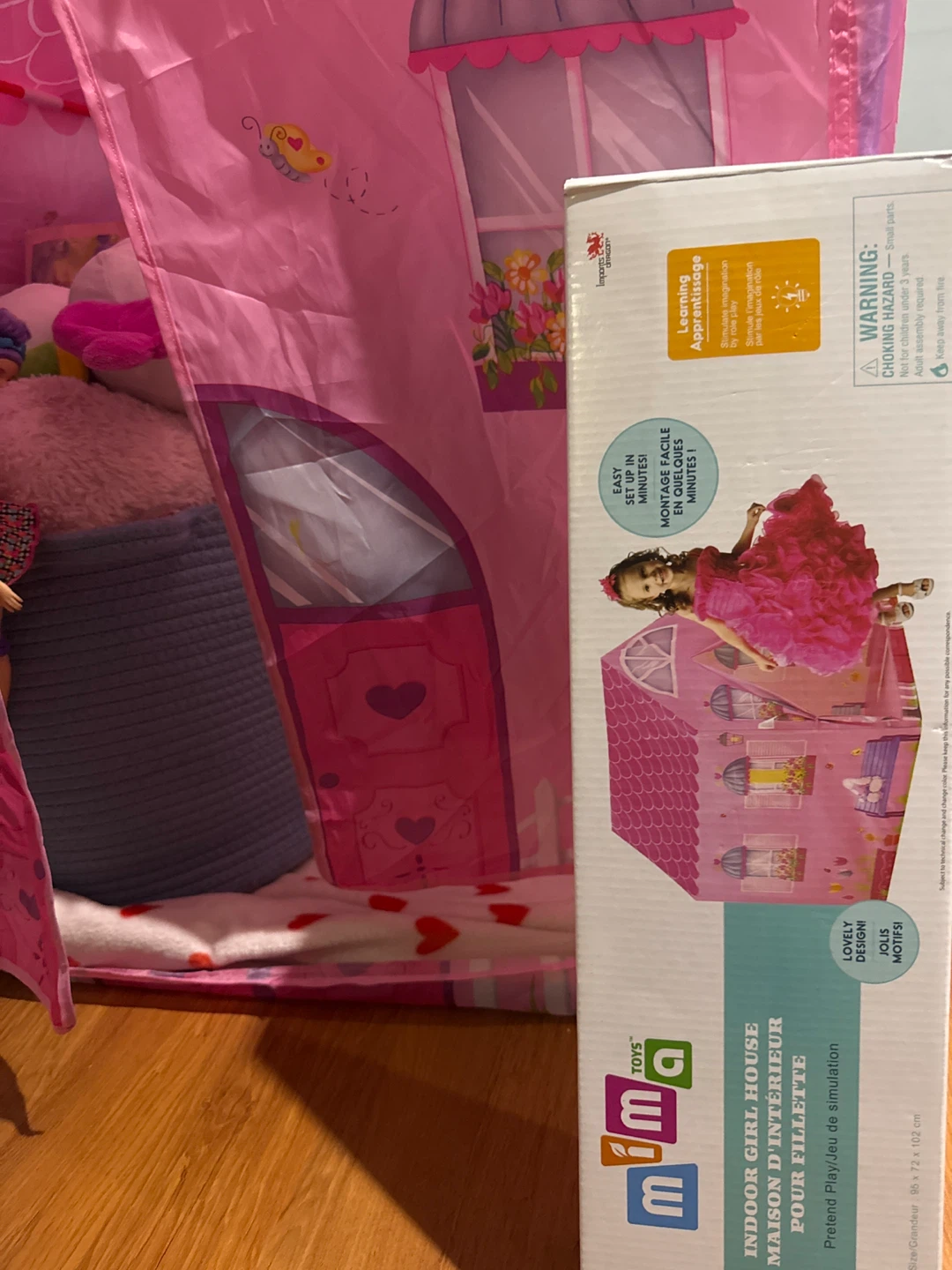 Mila Toys Indoor Girl House Pretend Play Tent - photo 2