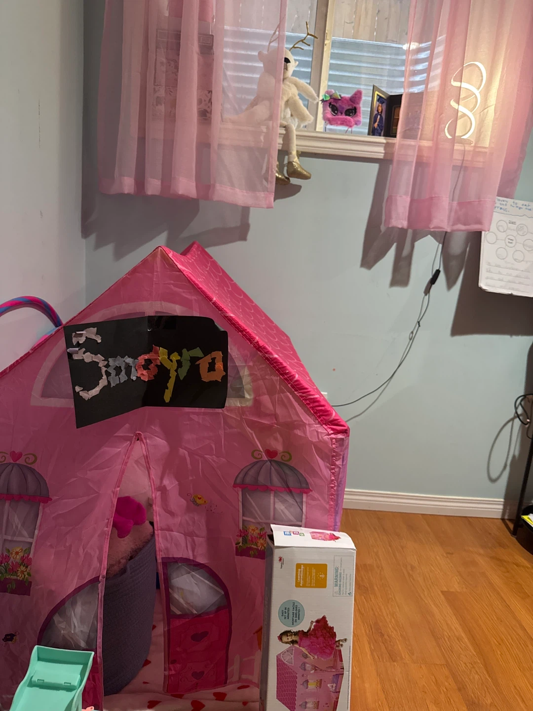 Mila Toys Indoor Girl House Pretend Play Tent