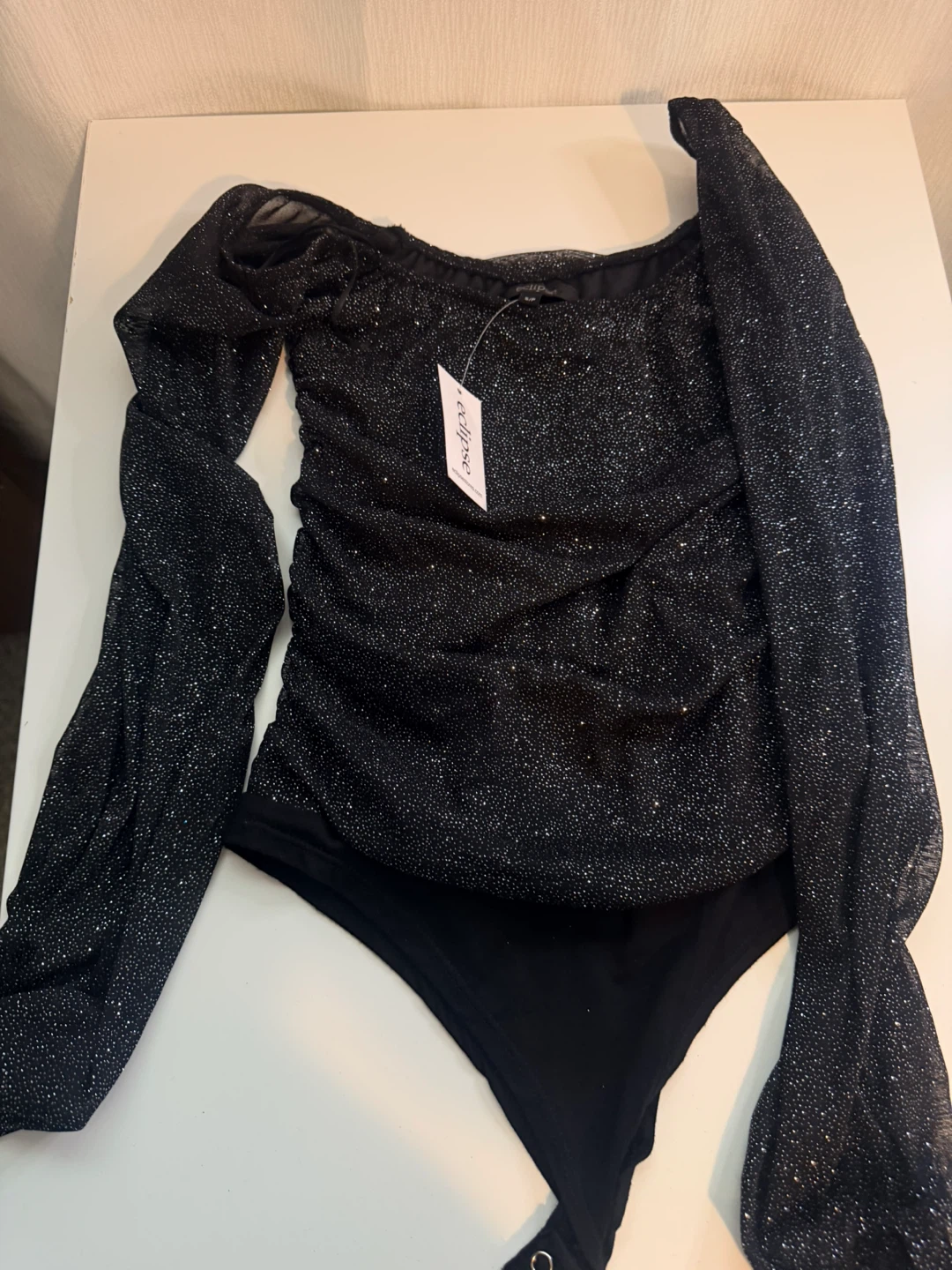 New Eclipse Black Sparkle Bodysuit - photo 2