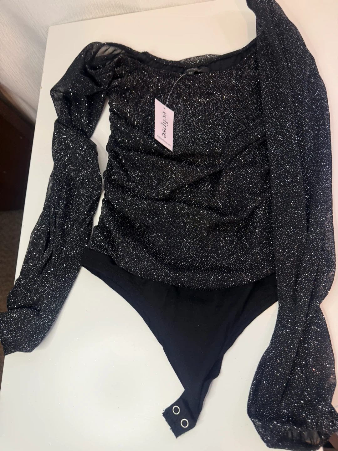 New Eclipse Black Sparkle Bodysuit - photo 3