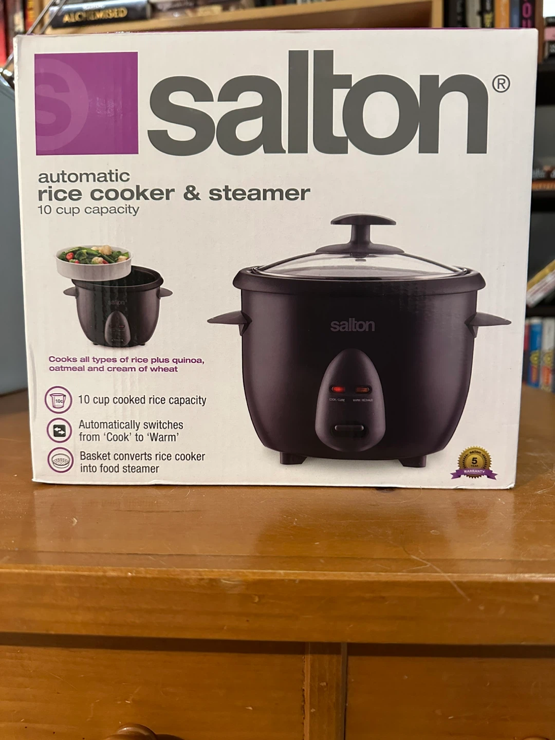 Salton Rice Cooker - Unopened