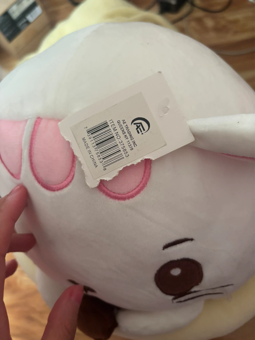 Rumi Life White Cat Boba Tea Plush - photo 3