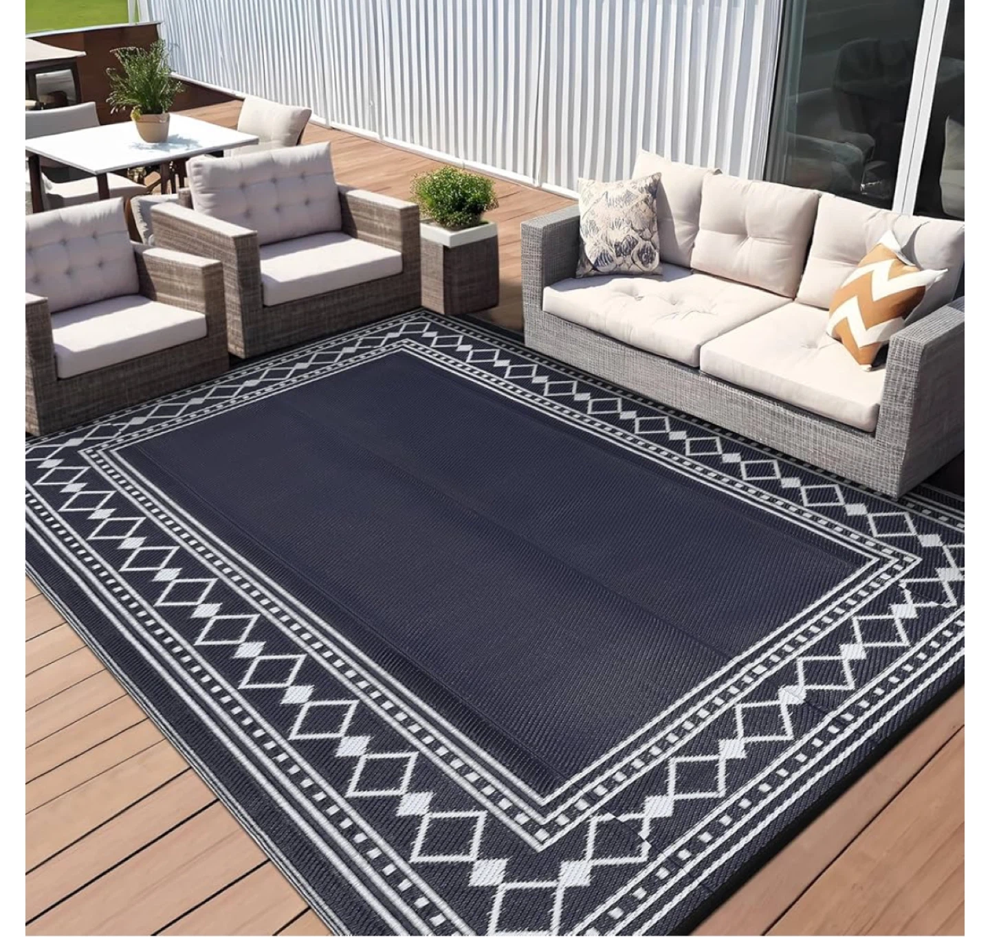 Reversible Outdoor Rug 8”x 10” - photo 2