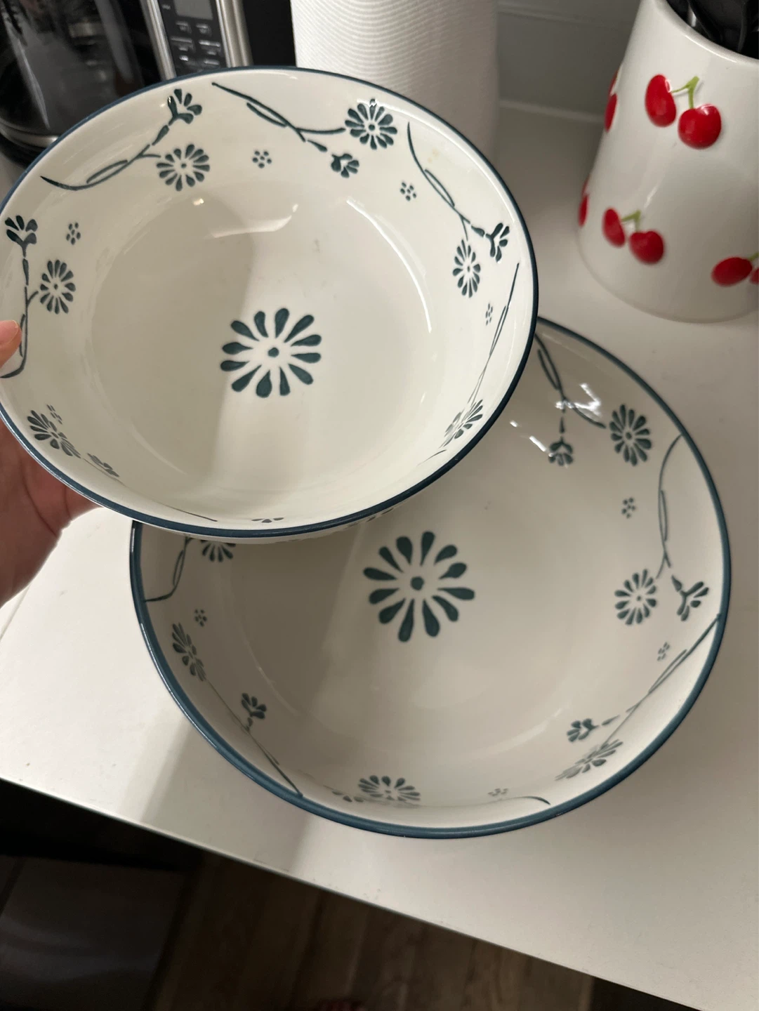 Set of 2 Ceramic Serving Bowls - photo 2