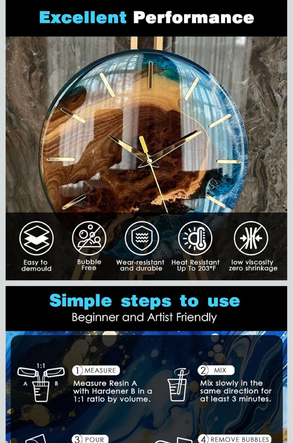 Resin Angel 0.5 Gallon Epoxy Resin Kit - photo 3