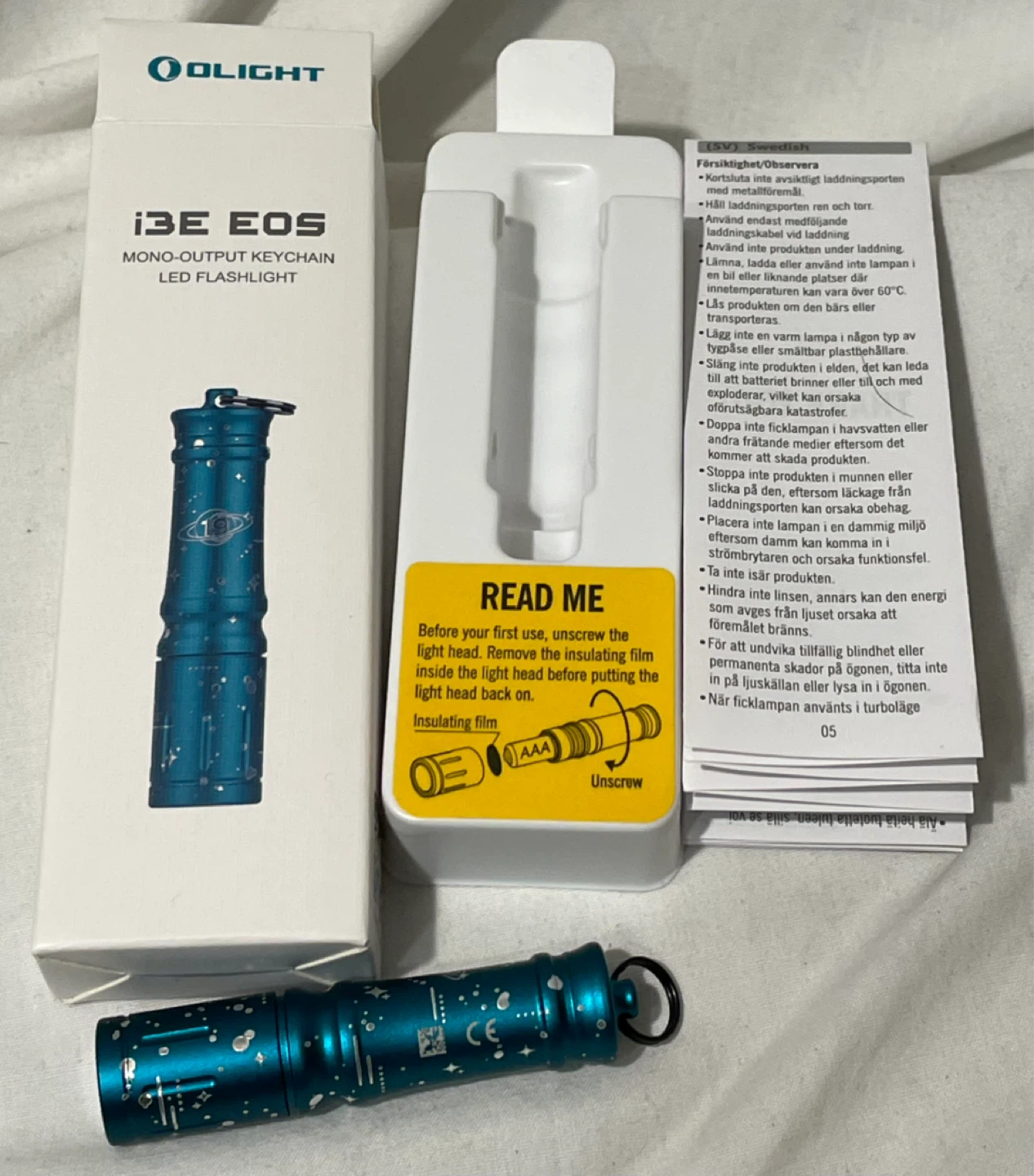 Olight Keychain Flashlight, 90 Lumens, AAA